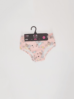 Calzón Tripack Bikini Diseño Niña Familyshop