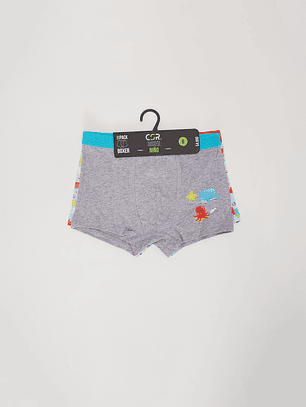 Bóxer Bipack Niño Gamer Gris Family Shop