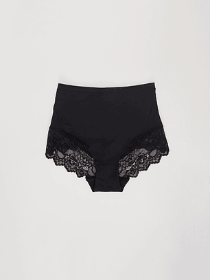 Calzón Maxi Liso Mujer Negro Familyshop