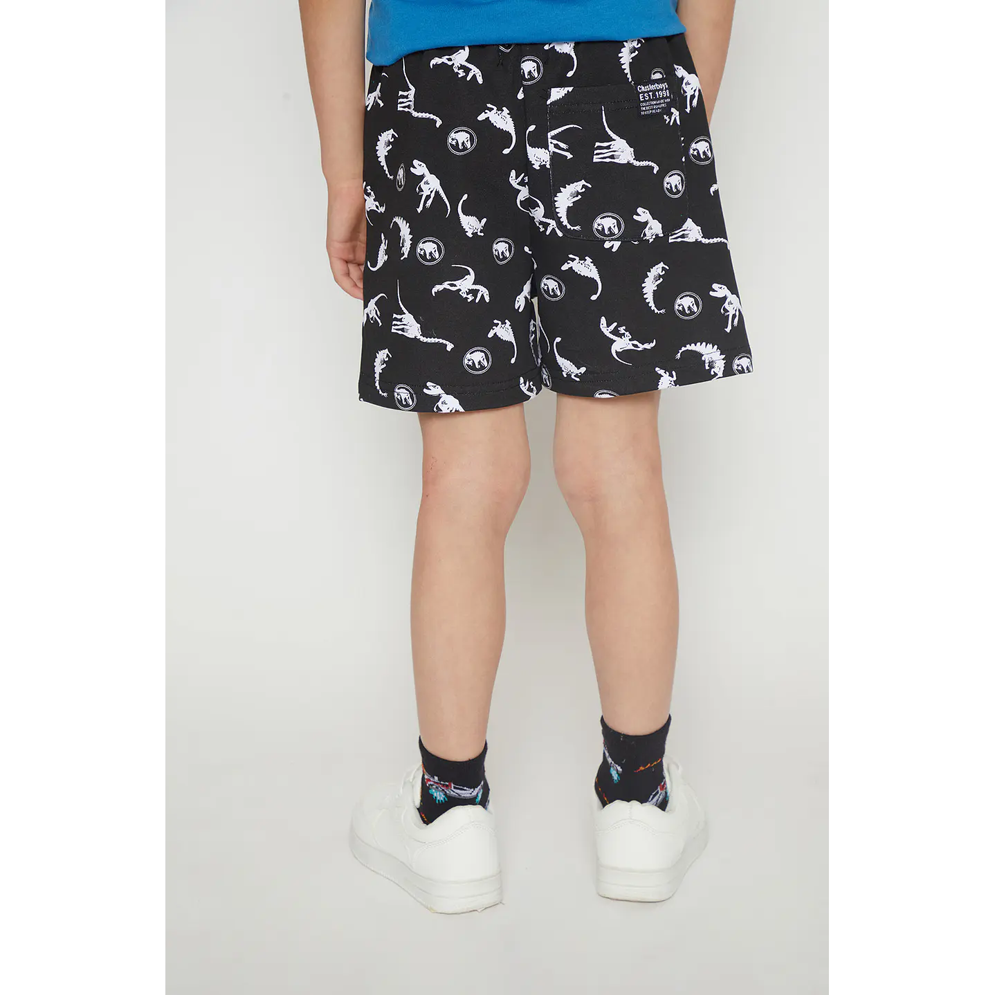 Bermuda Niño Dino Negro Familyshop 2