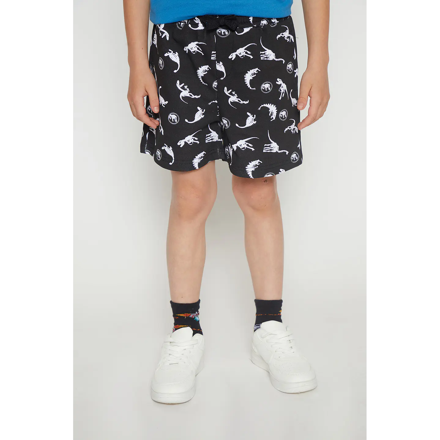 Bermuda Niño Dino Negro Familyshop 1