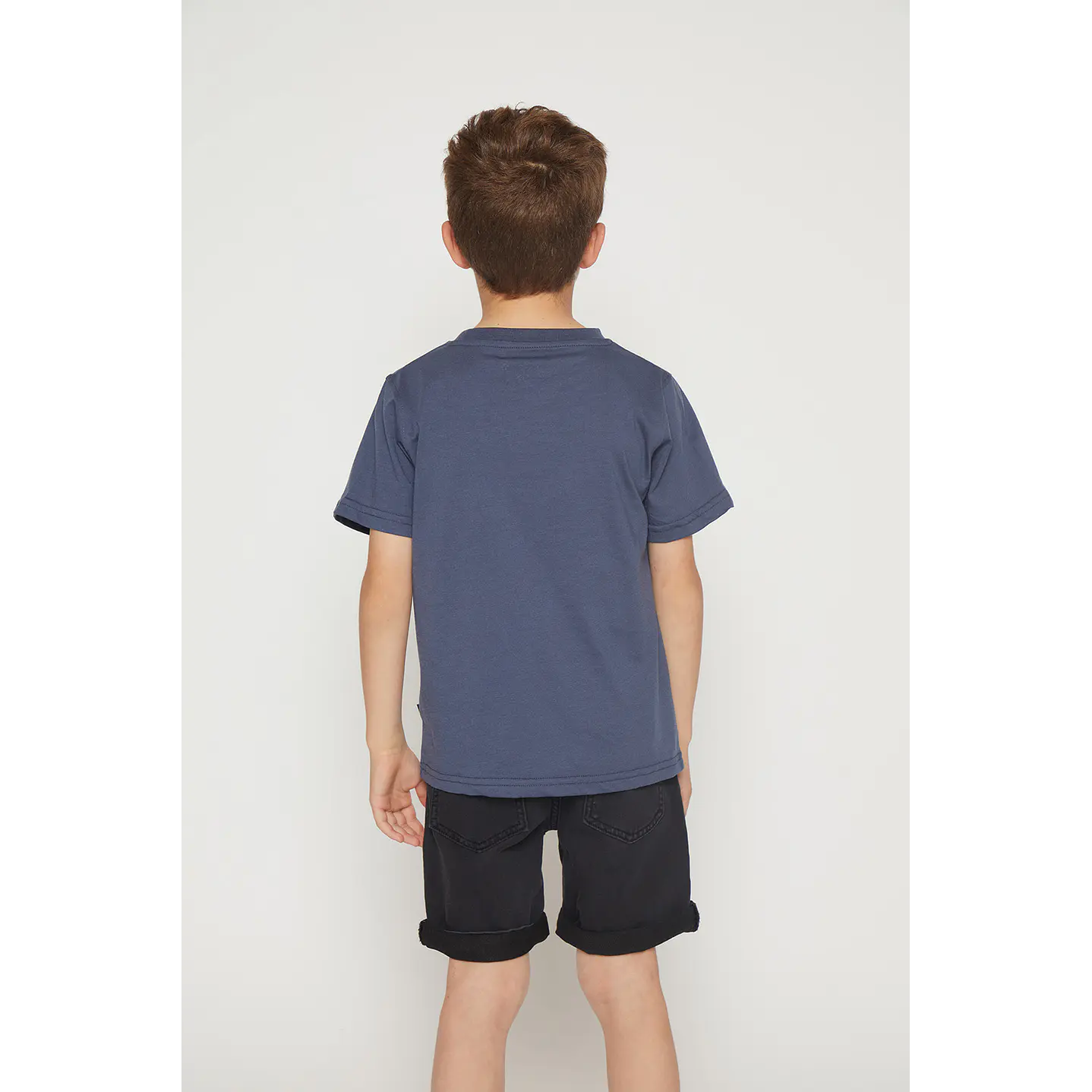 Polera Niño Basic Trex Azul Familyshop 2