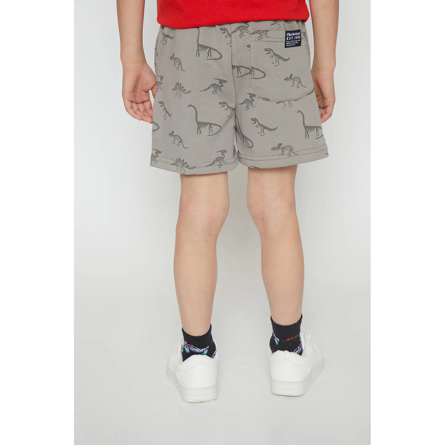 Bermuda Niño Dino Gris Familyshop 2