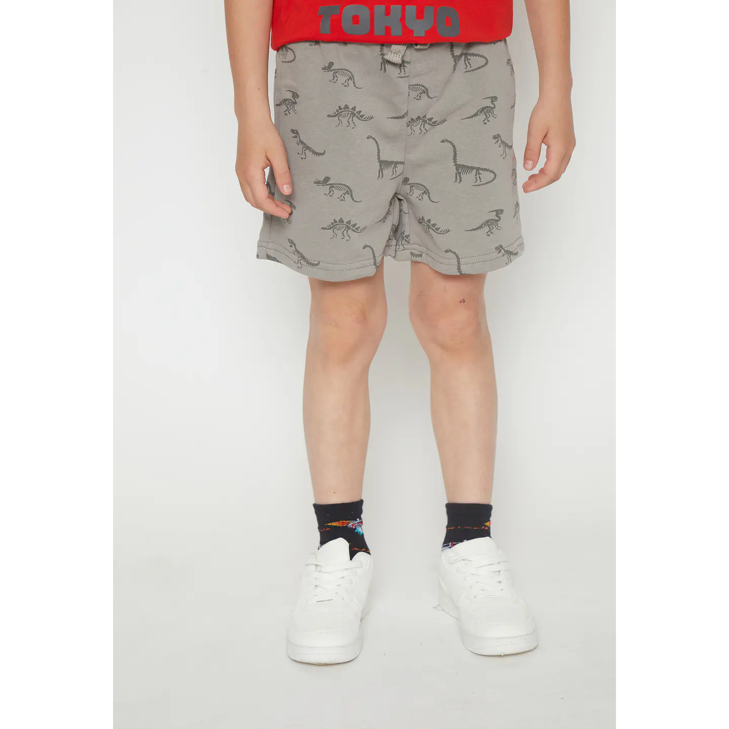 Bermuda Niño Dino Gris Familyshop 1