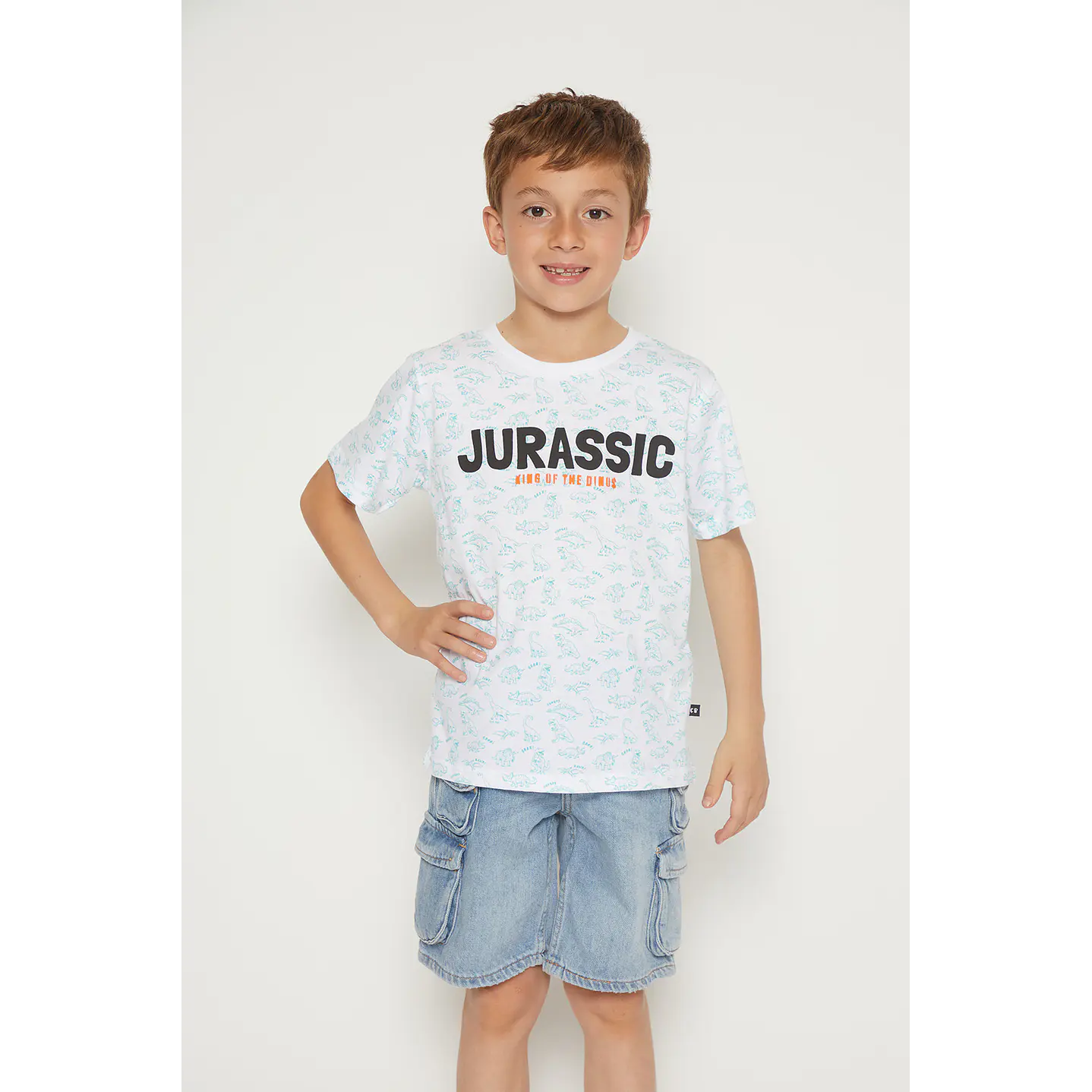 Polera Rapport Frente Manga Corta Blanco Familyshop 1
