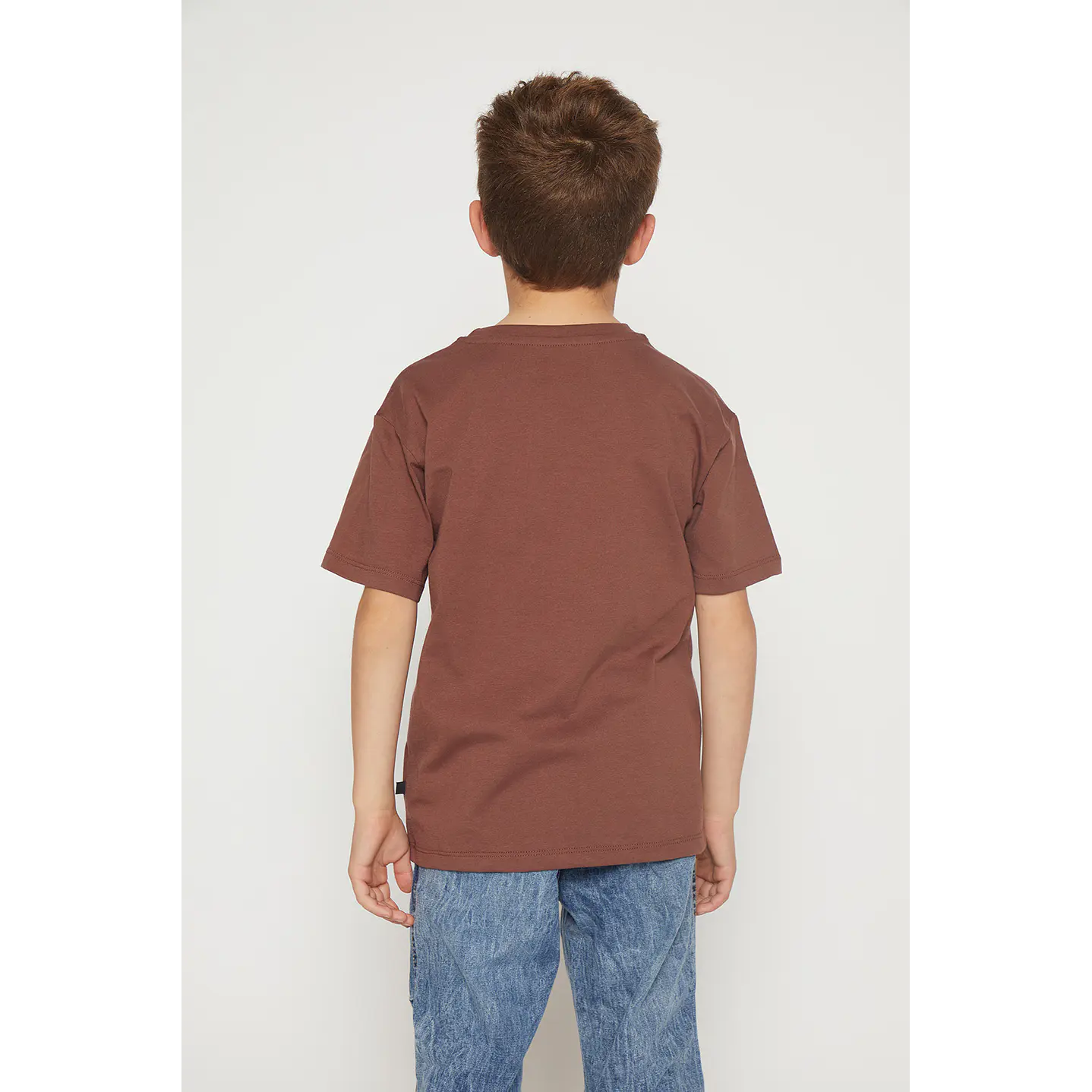Polera Niño Puffing Manga Corta Café Familyshop 2