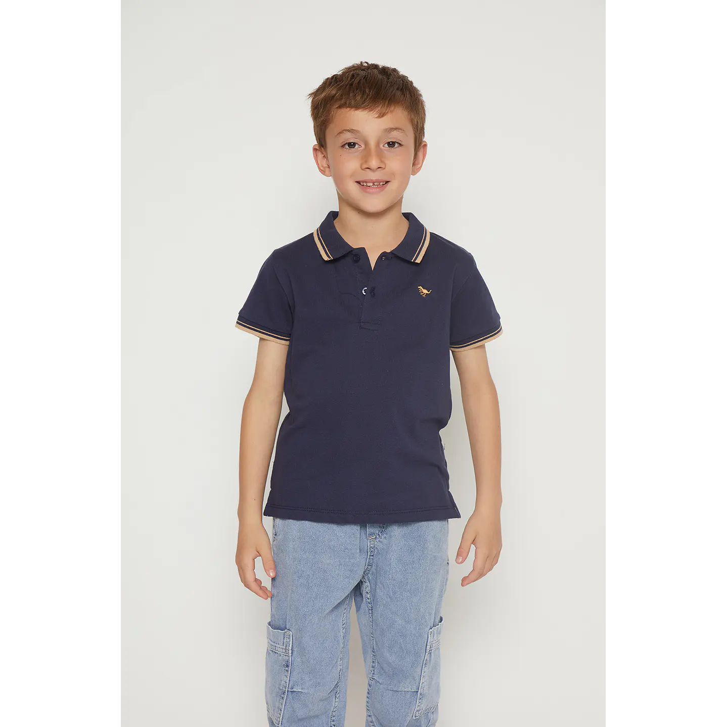 Polera Niño Dino Azul Familyshop 1