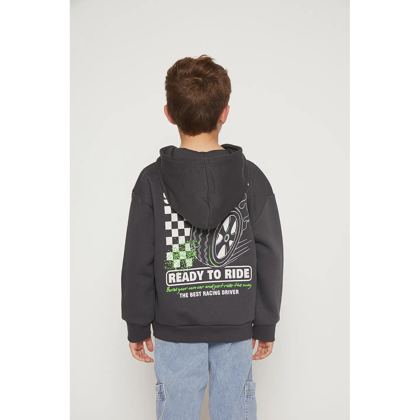 Polerón Niño Con Cierre Acero Familyshop 2