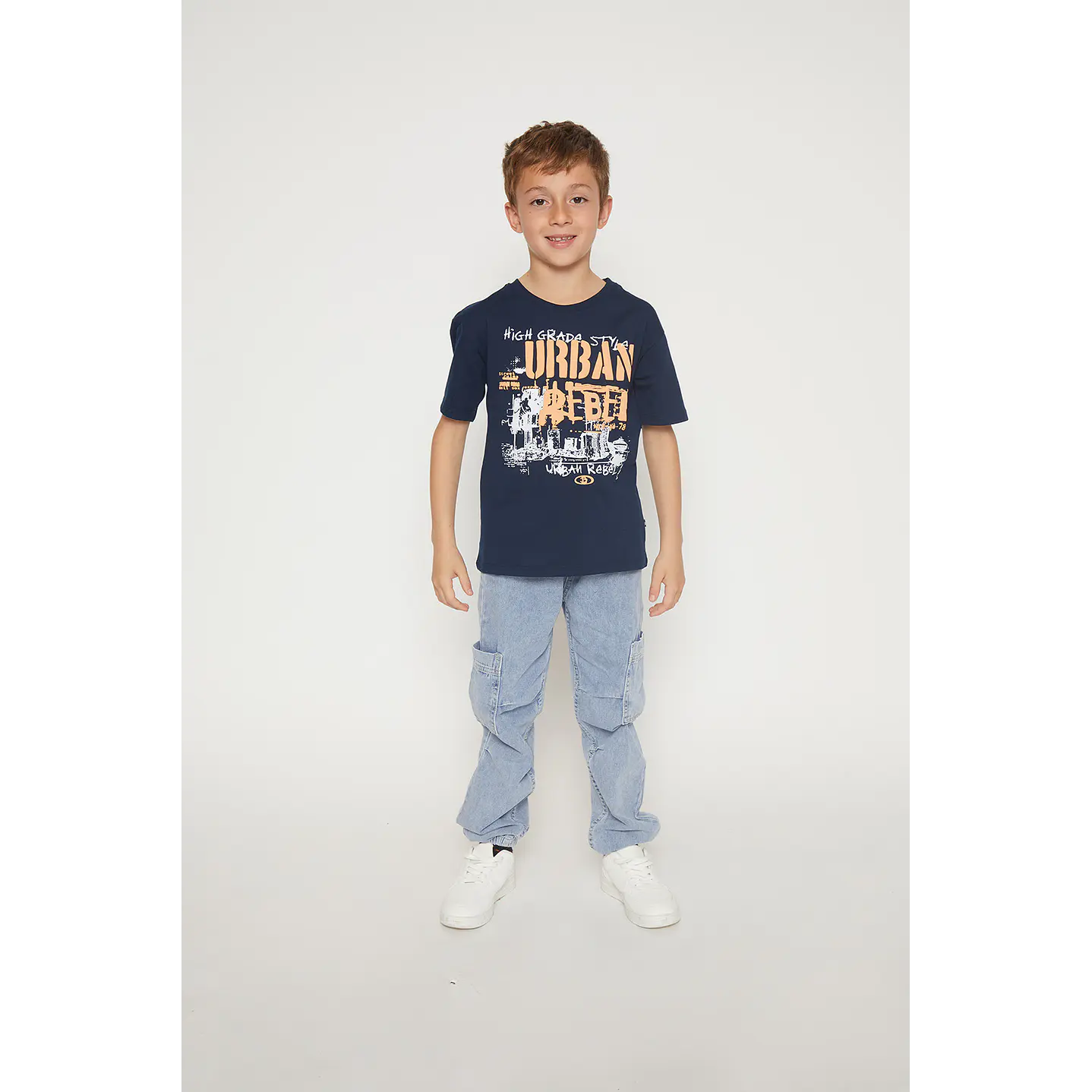 Polera Niño Puffing Azul Familyshop 3