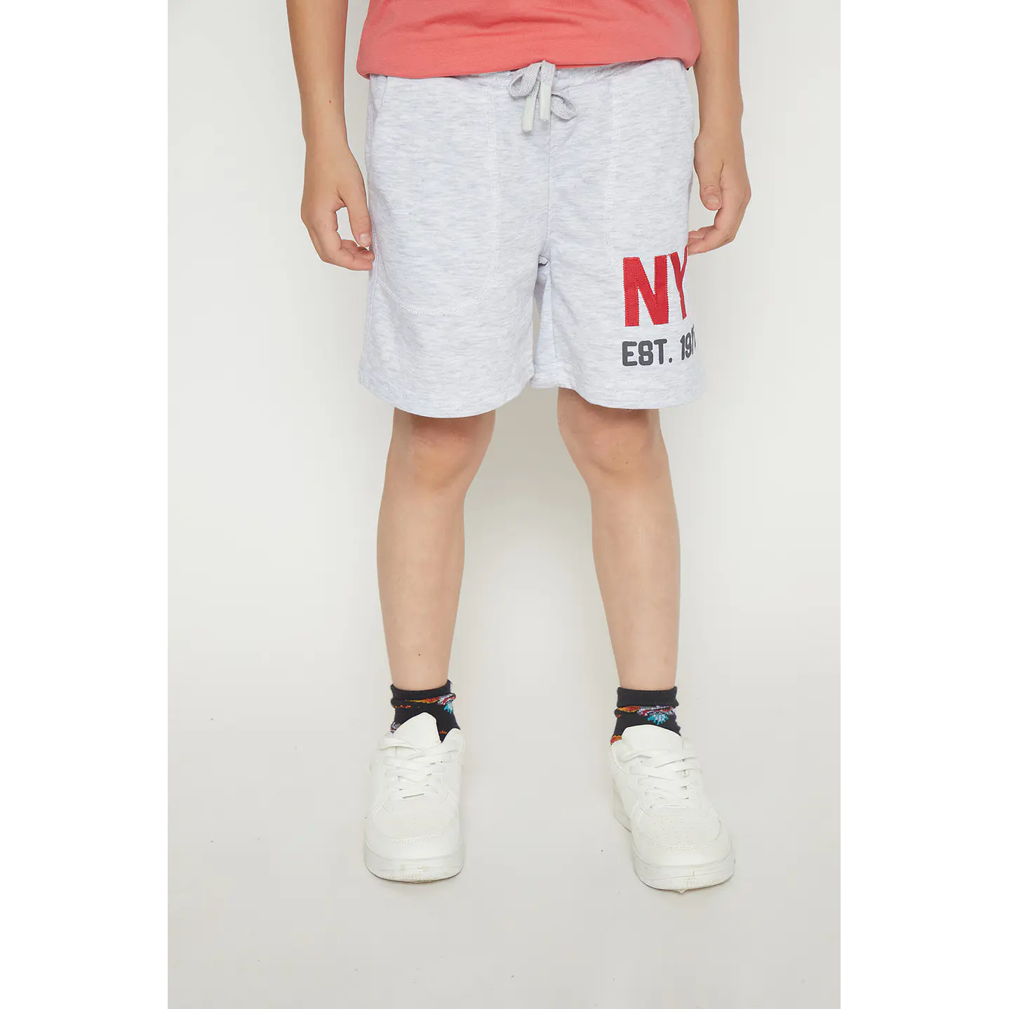 Bermuda Niño Franela Gris Familyshop 1
