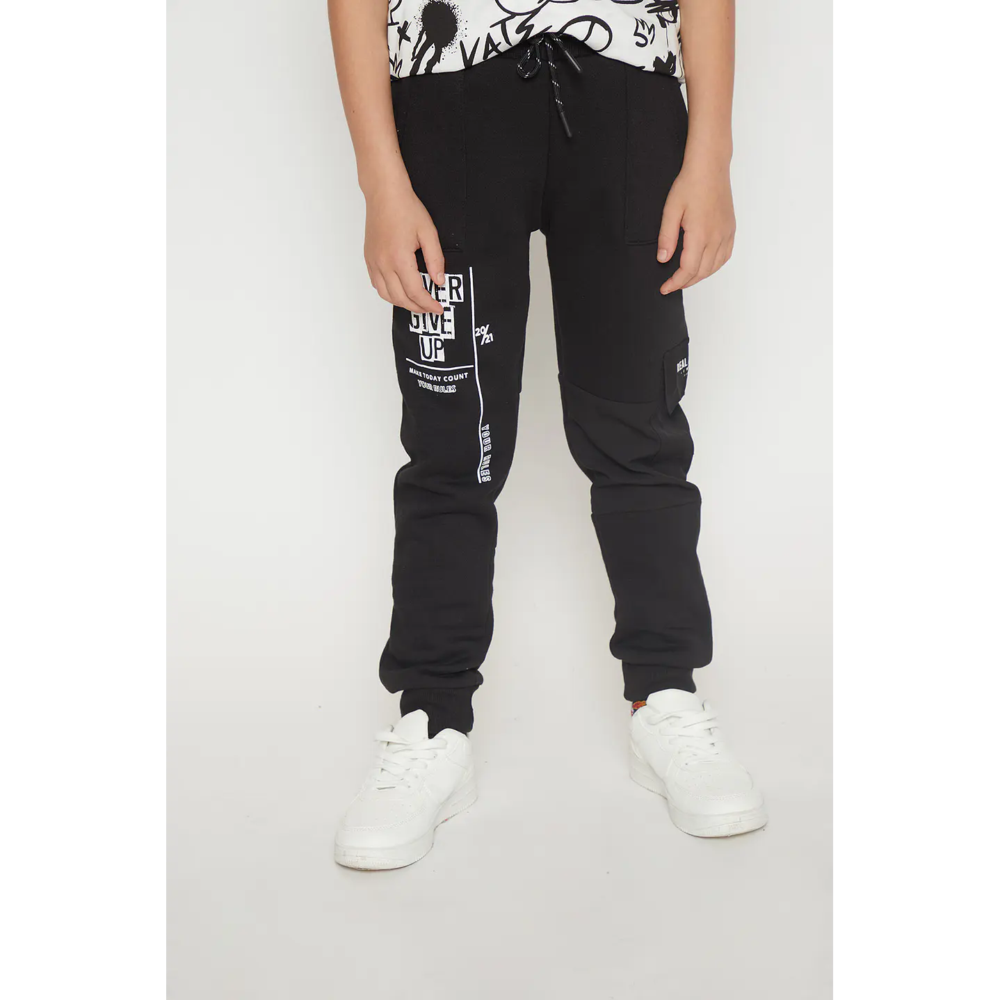 Pantalón Buzo Urban Niño Negro Familyshop 1