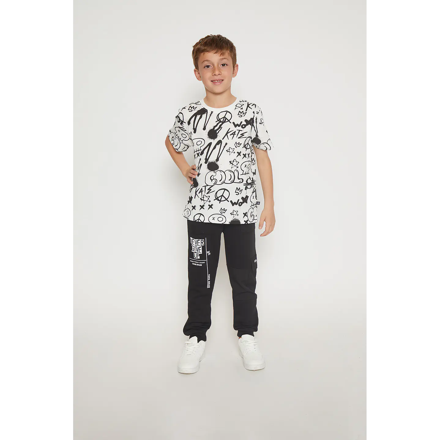 Polera Niño Cool Blanco Familyshop 3