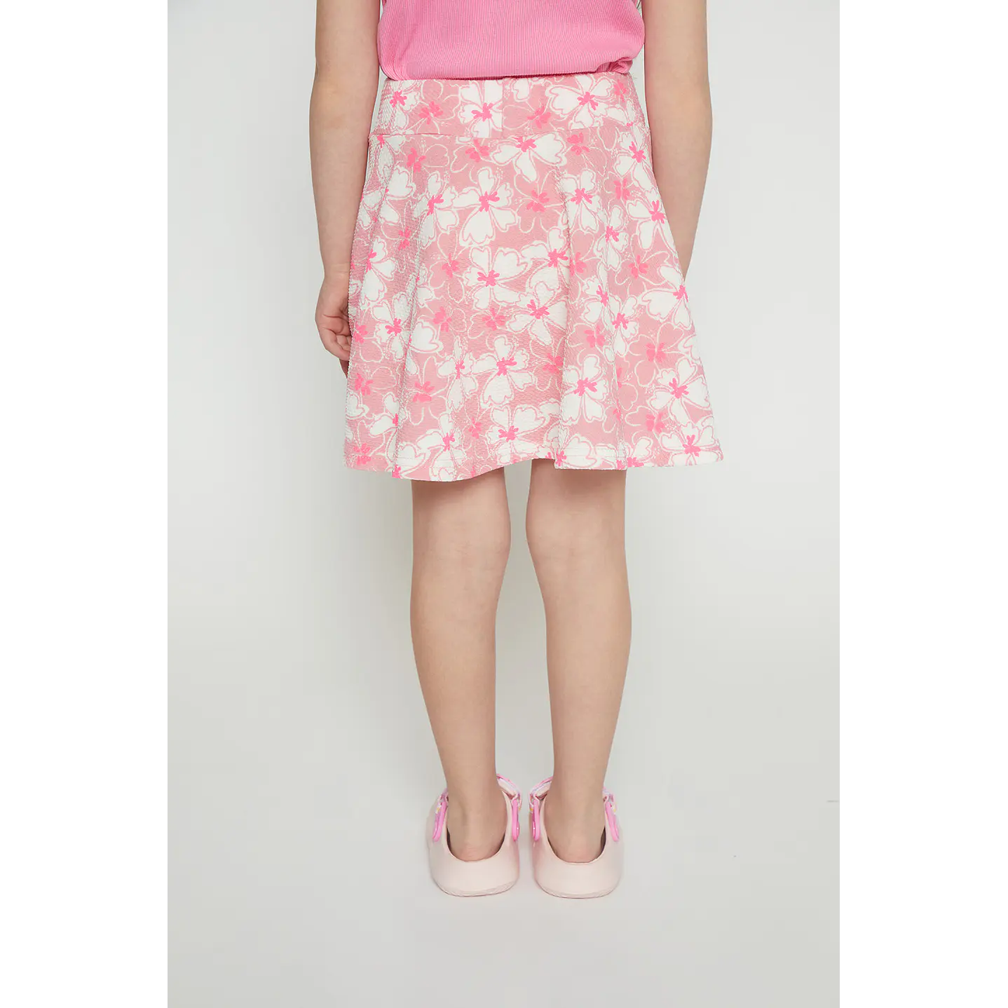 Faldas Niña Textura Rosado Familyshop 2