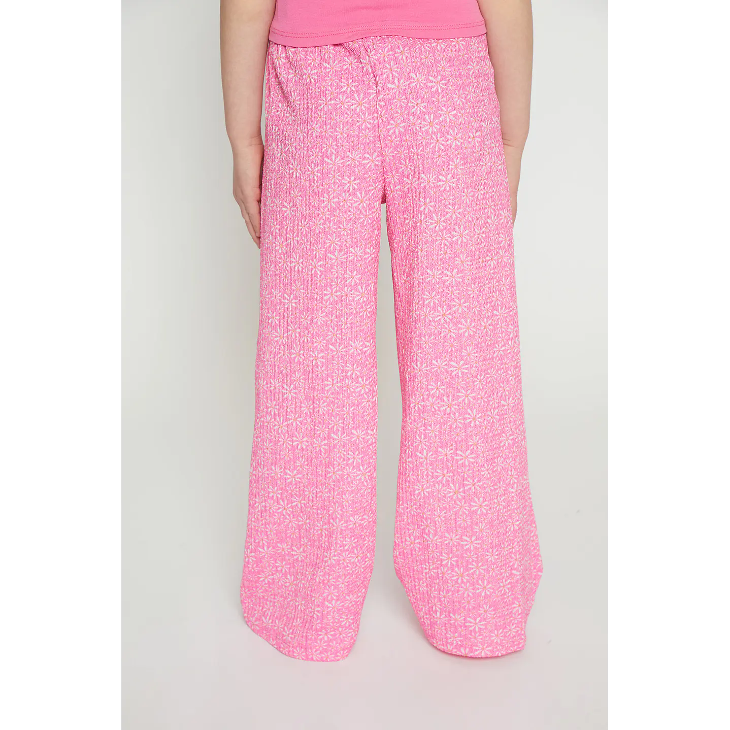 Pantalón Niña Wide Leg Rosado Familyshop 2