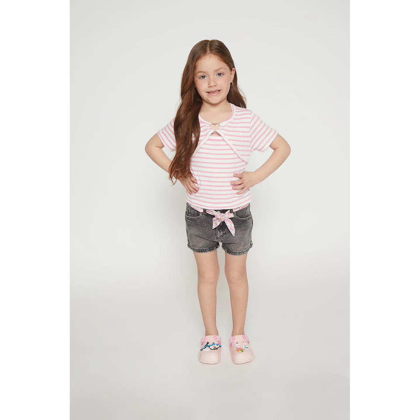 Short Niña Denim Negro Familyshop 3