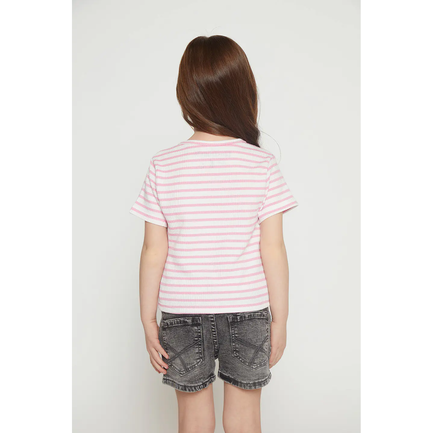 Polera Corazón Niña Palo Rosa Familyshop 2