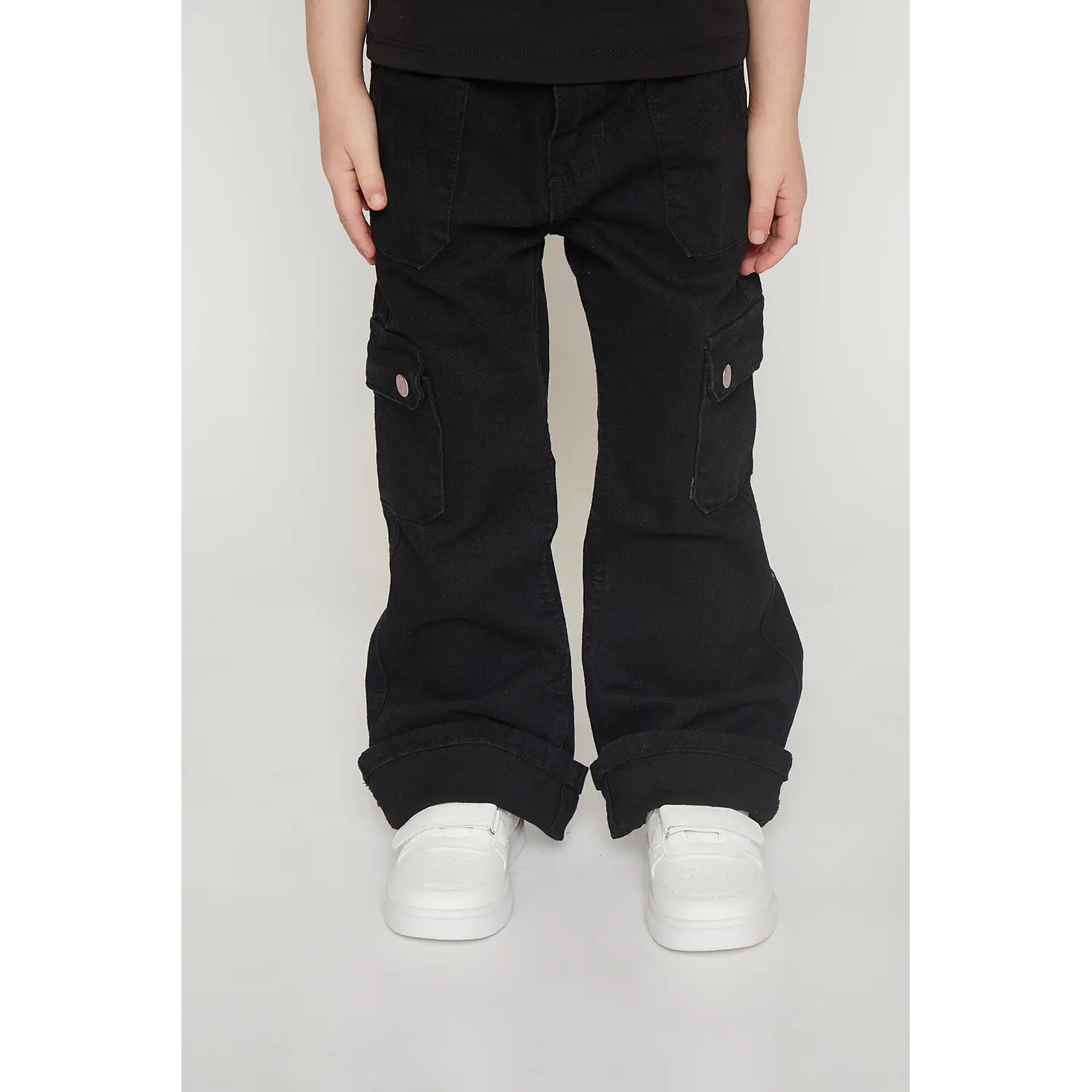 Jeans Cargo Niña Negro Familyshop 1