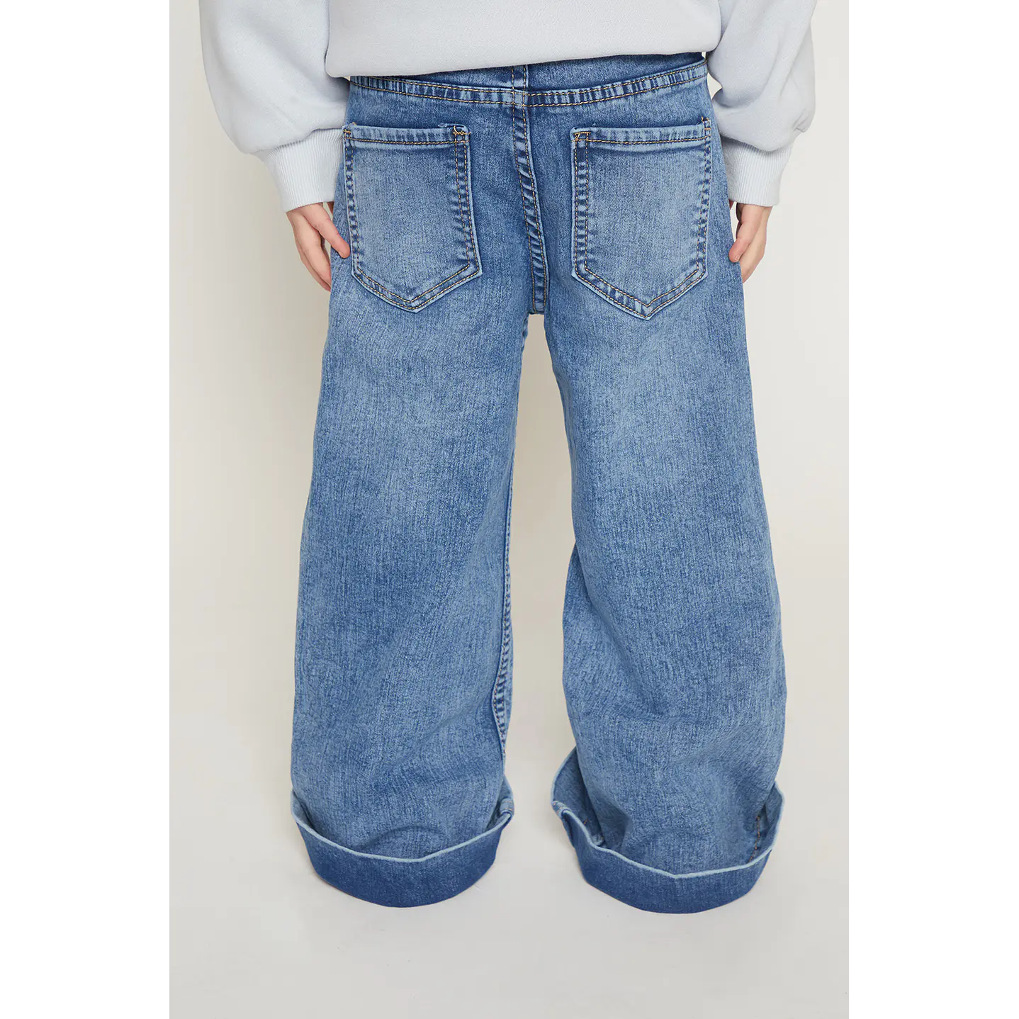 Jeans Wide Leg Niña Azul Familyshop 2