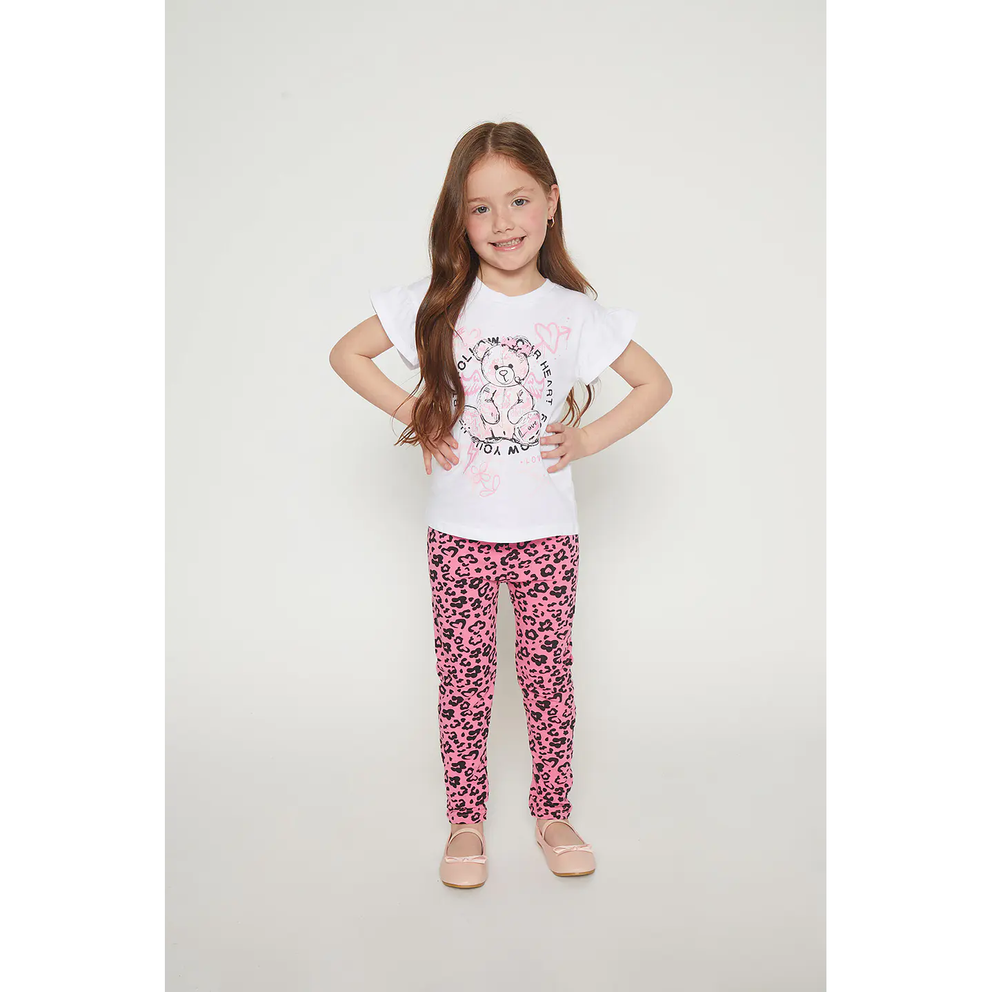 Calza Estampado Niña Palo Rosa Familyshop 3