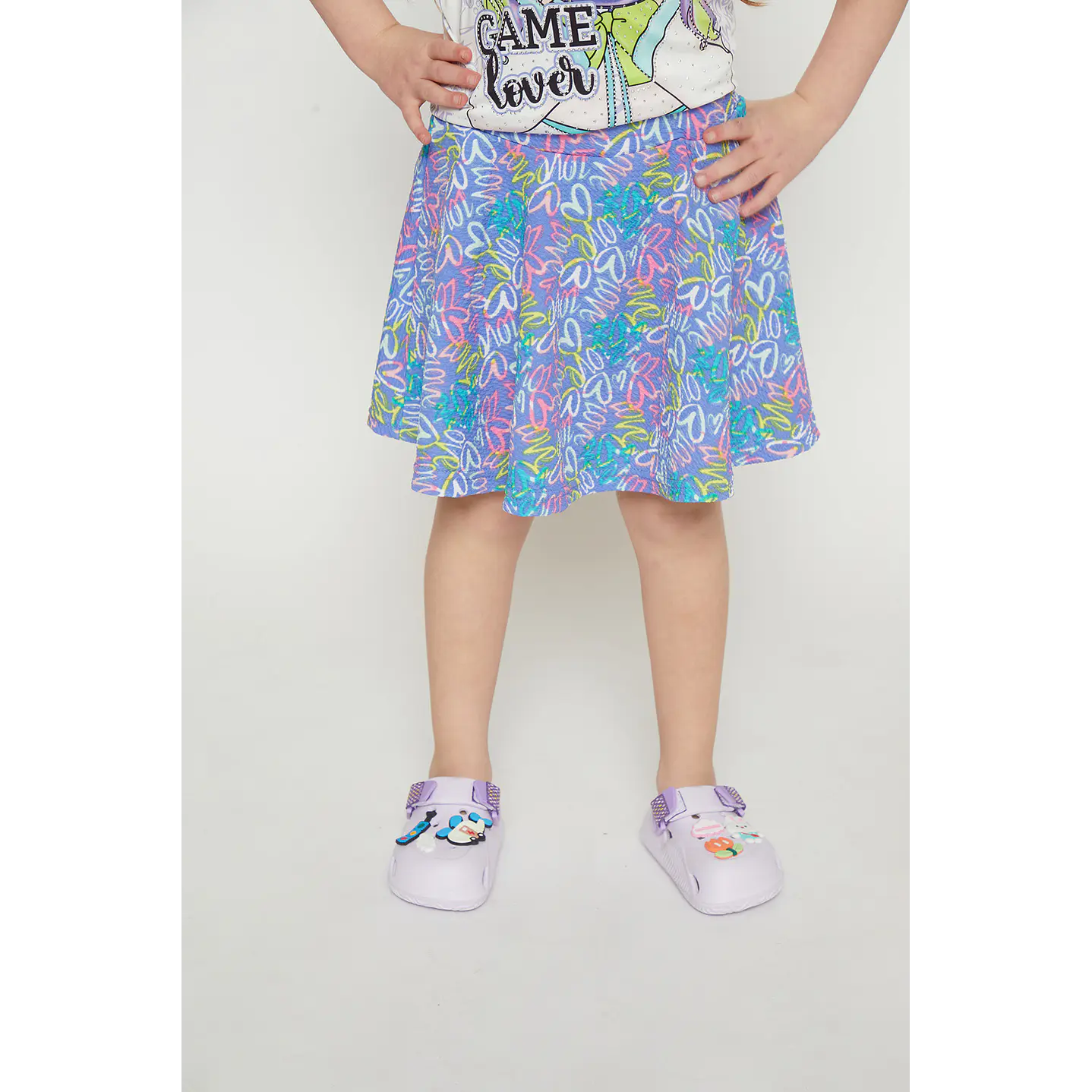 Faldas Niña Rapport Textura Lila Familyshop 1