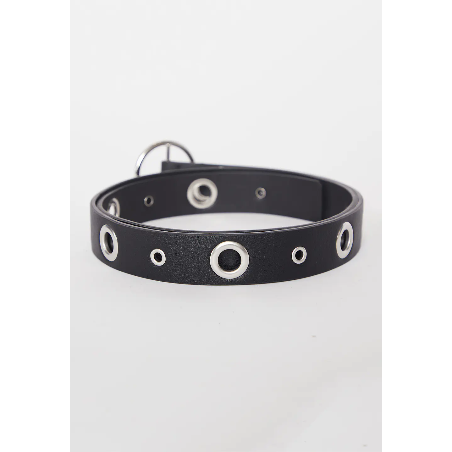Cinturón Mujer Eyelet Redondo Negro Familyshop 2