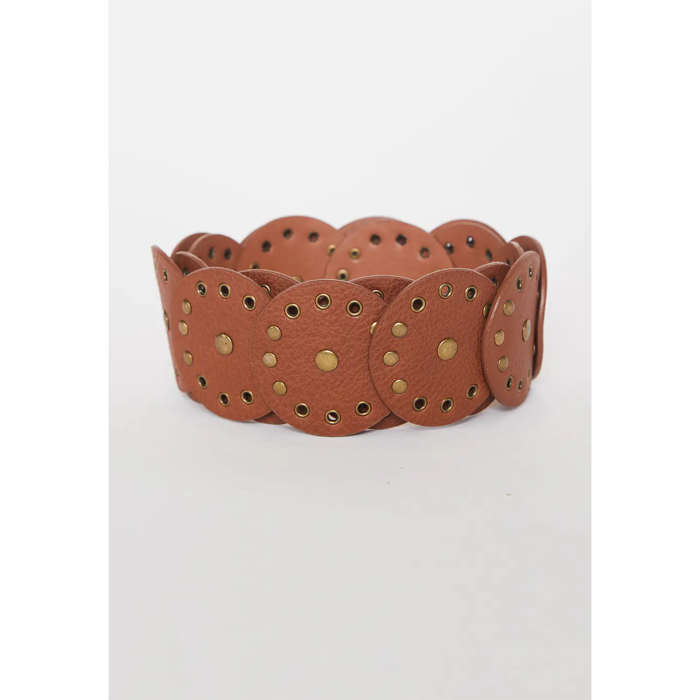Cinturón Mujer Eyelet Boho Café Familyshop 2