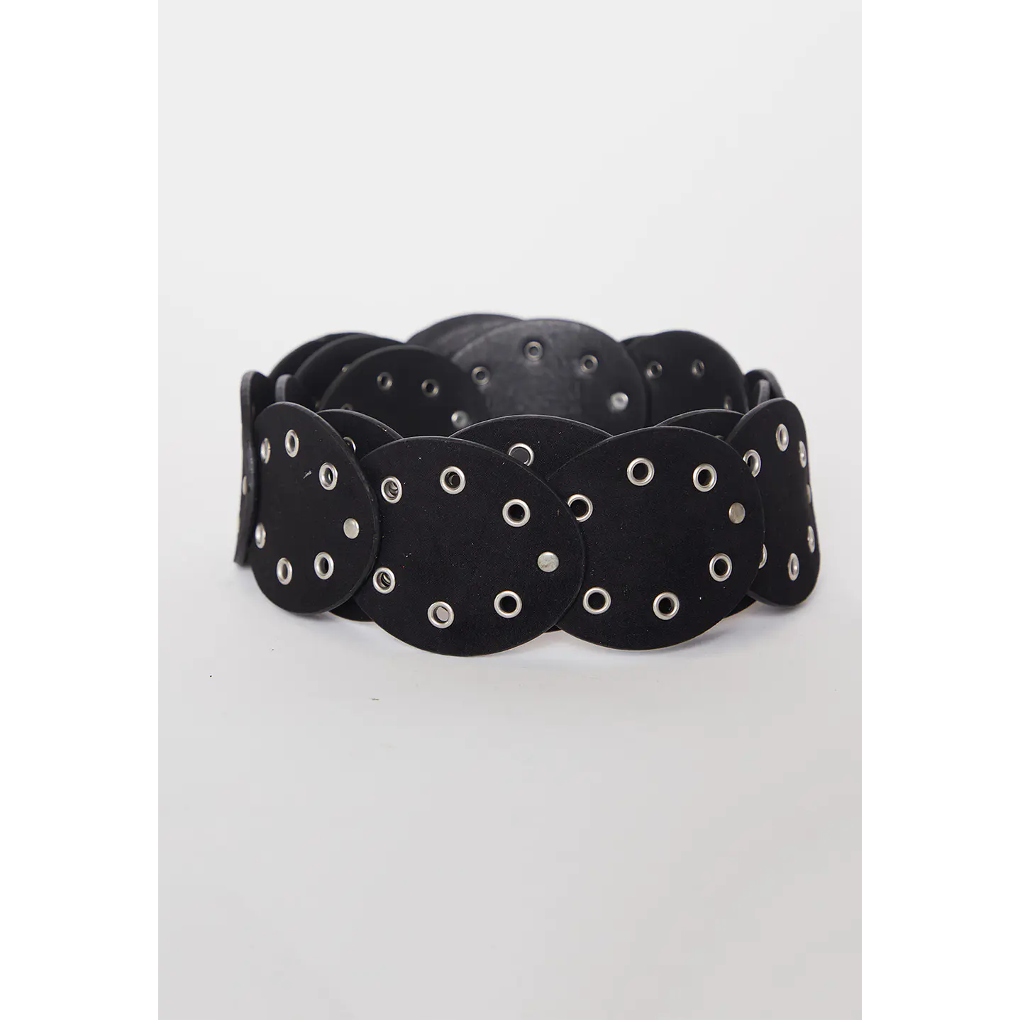 Cinturón Mujer Eyelet Boho Negro Familyshop 1