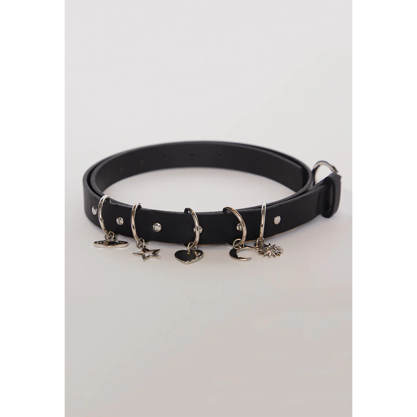 Cinturón Mujer Hebilla Charms Negro Familyshop 1