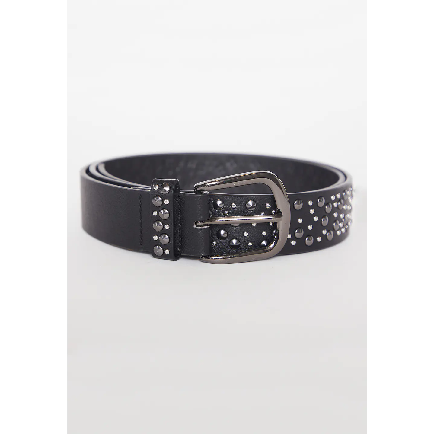 Cinturón Mujer Hebilla Piedras Mujer Negro Familyshop 1