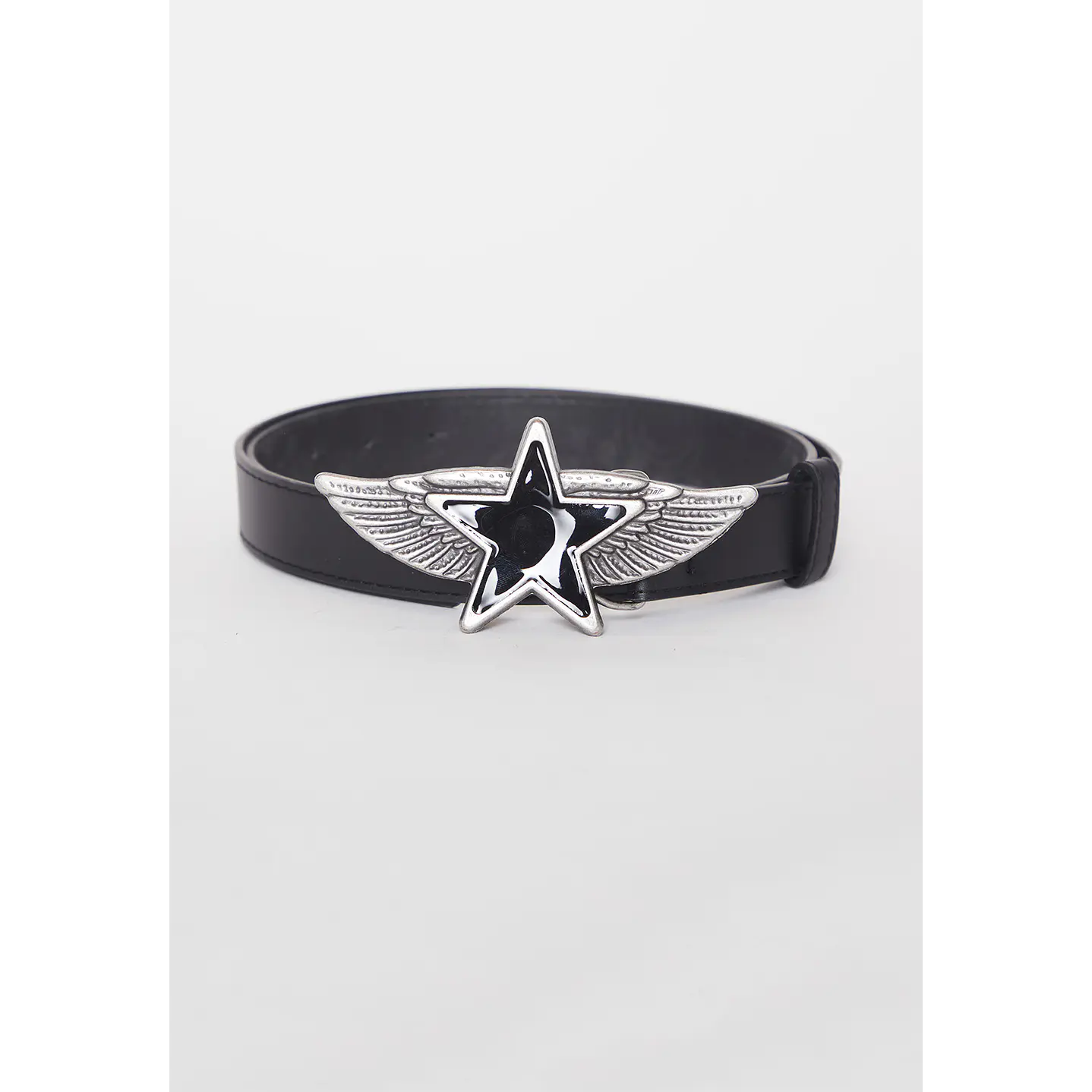 Cinturón Mujer Hebilla Estrella Negro Familyshop 1