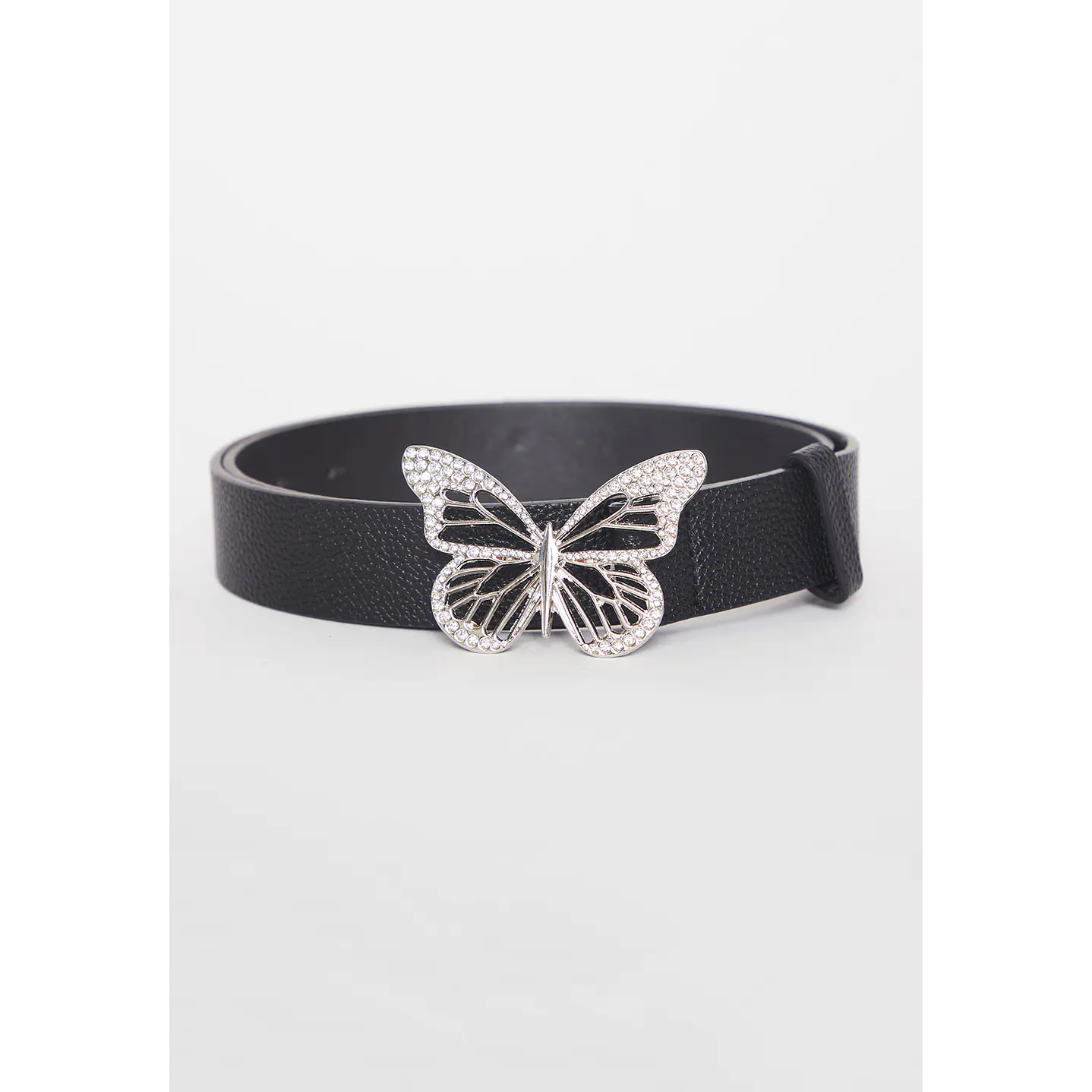 Cinturón Mujer Hebilla Mariposa Negro Familyshop 1
