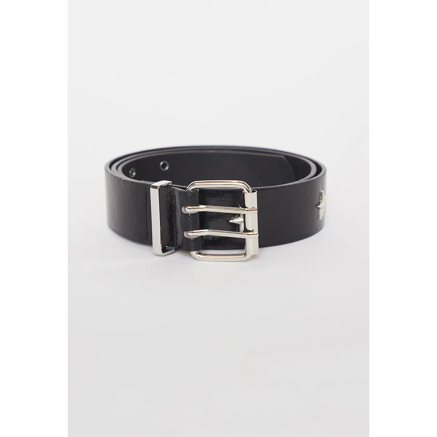 Cinturón Mujer Hebilla Tachas Estrella Negro Familyshop 1
