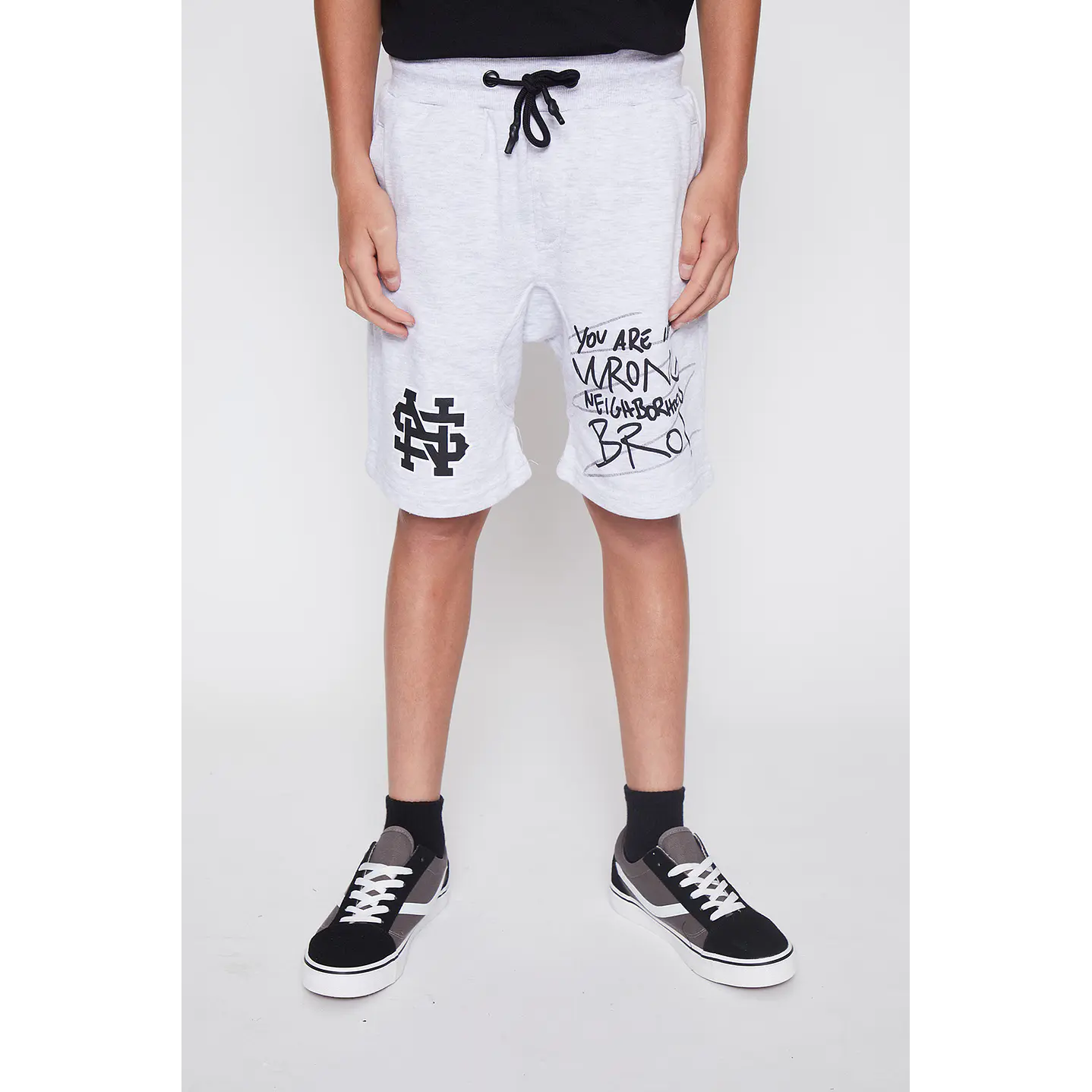 Bermuda Lolo Franela Urban Gris Familyshop 1