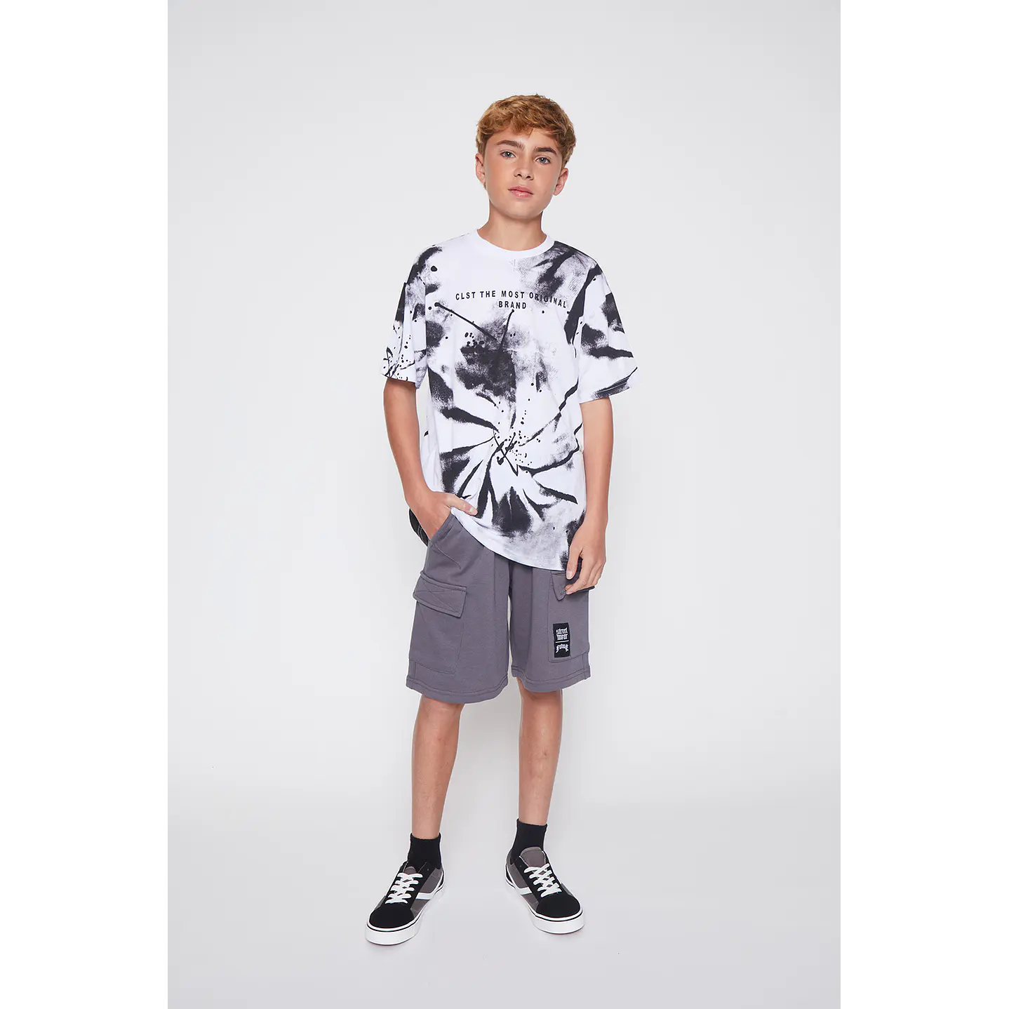 Bermuda Lolo Cargo Basic Gris Familyshop 2