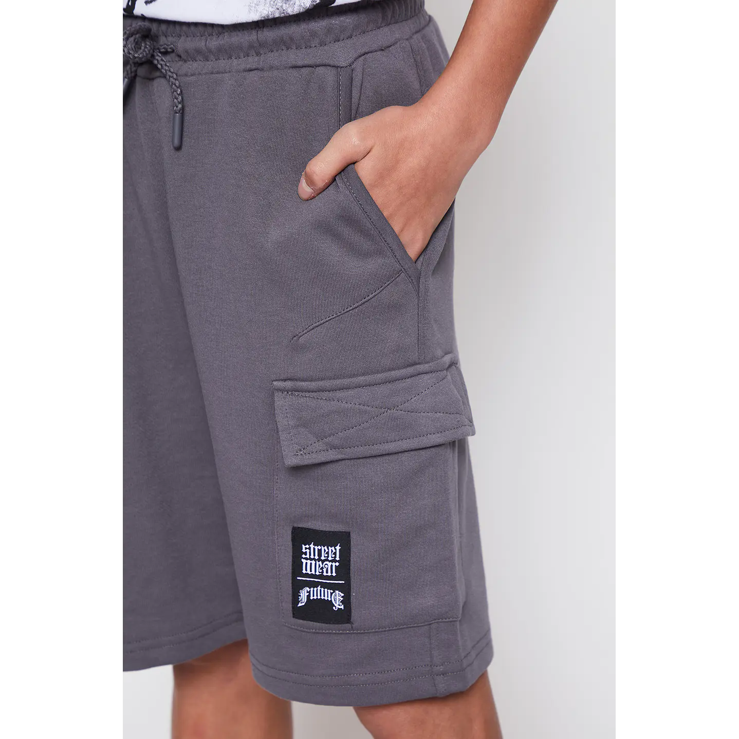 Bermuda Lolo Cargo Basic Gris Familyshop 4