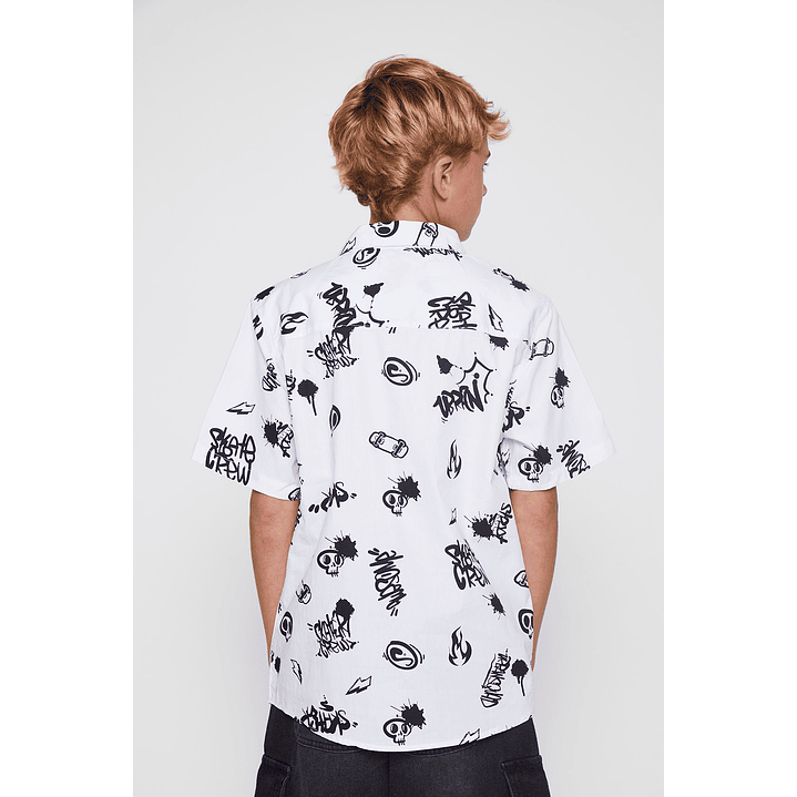 Camisa Lolo Manga Corta Blanco Familyshop 3