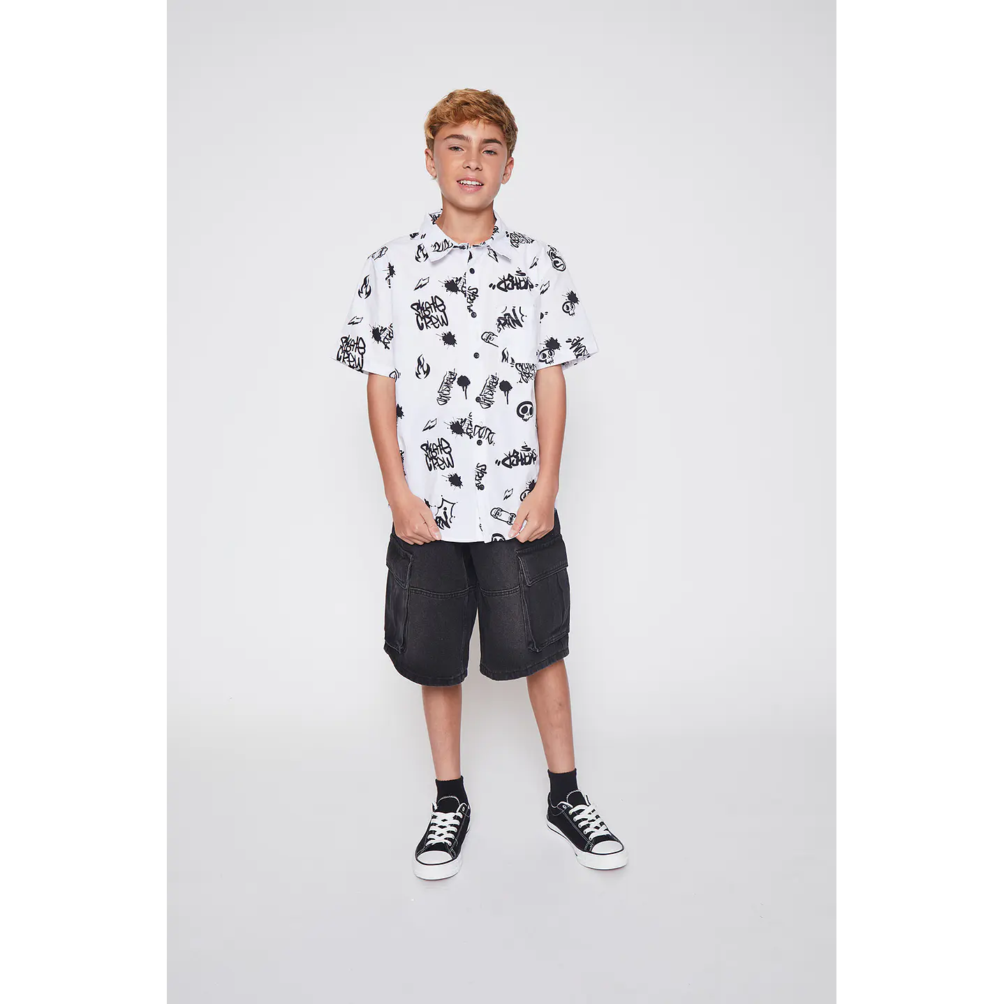 Camisa Lolo Manga Corta Blanco Familyshop 2