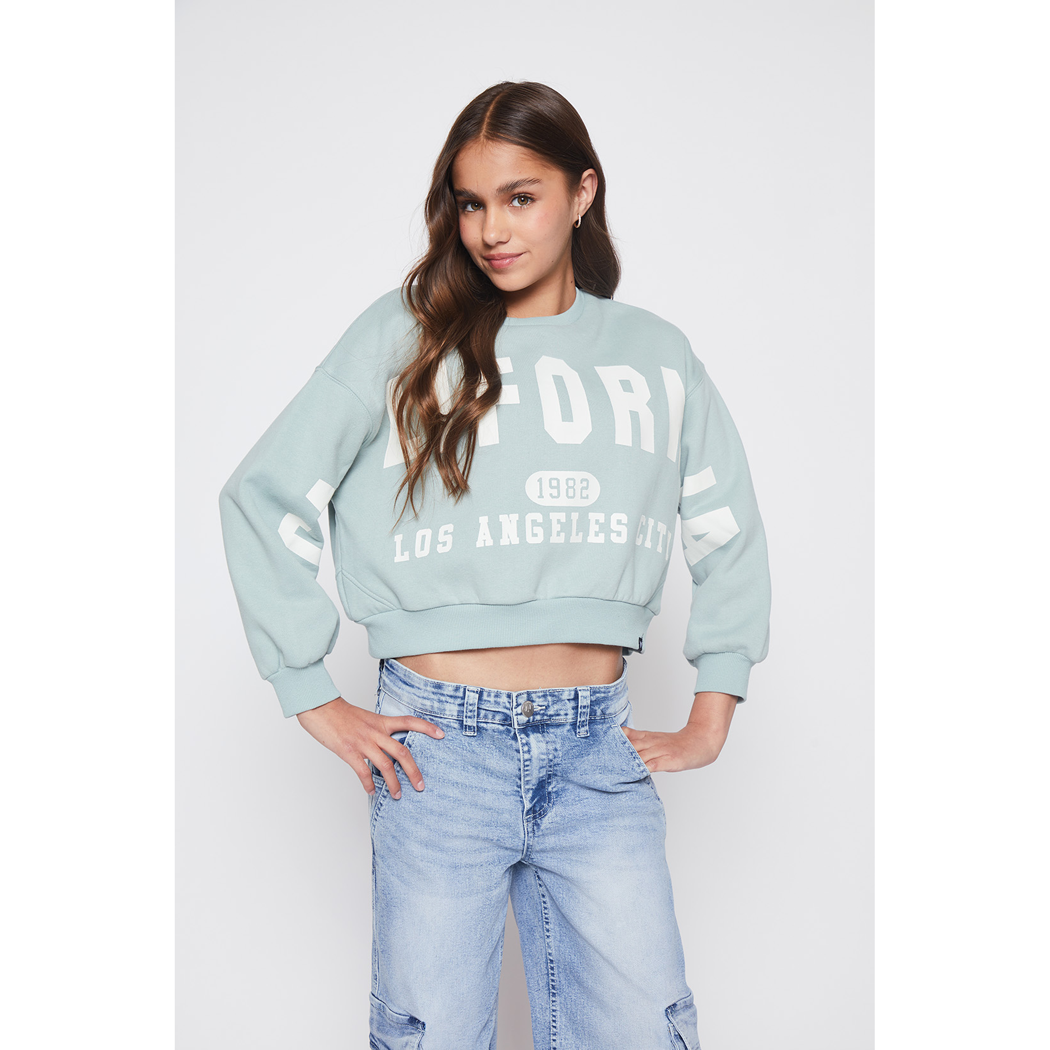 Polerón Lola Cuello Redondo Verde Familyshop 1