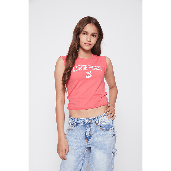 Polera Lola Sin Mangas Sandia Familyshop 1