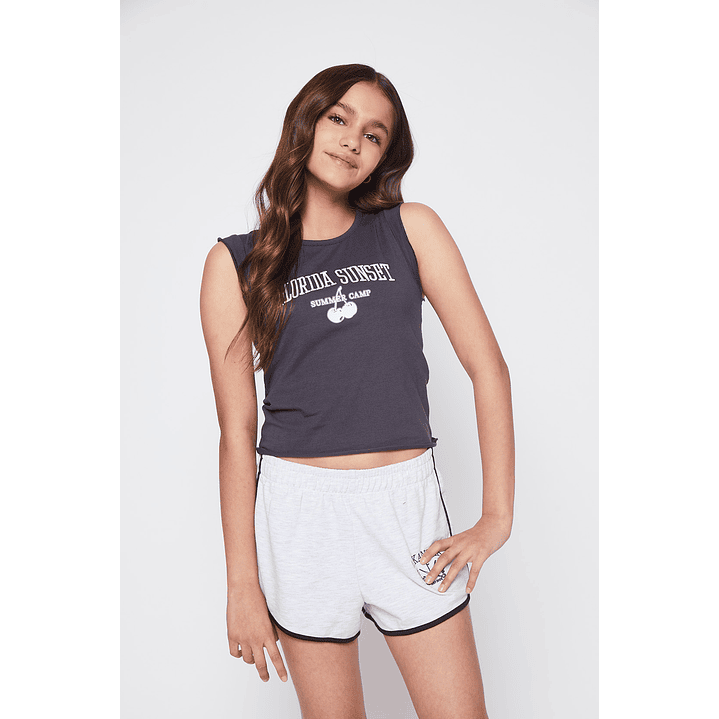 Polera Lola Sin Mangas Acero Familyshop 1