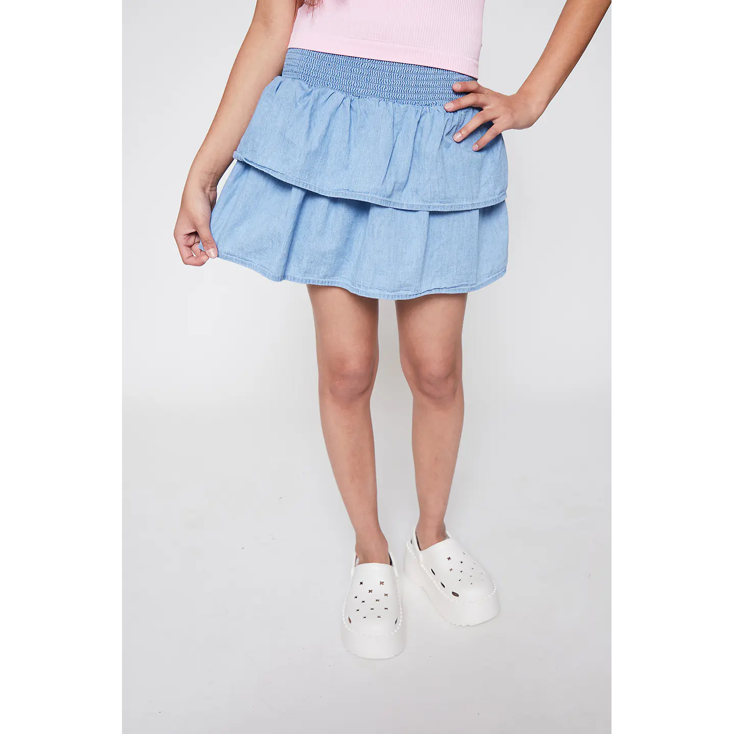 Faldas Lola Denim Vuelos Azul Familyshop 1