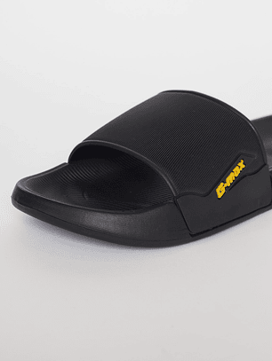 Zueco Banda Ancha Hombre Negro Familyshop