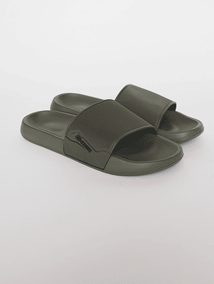 Zueco Banda Ancha Hombre Verde Familyshop