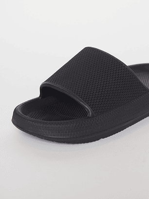 Zueco Slippers Soft Hombre Negro Familyshop