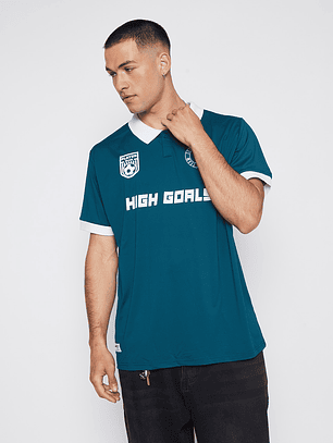 Polera Hombre Football Verde Familyshop