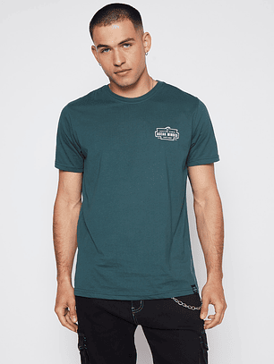 Polera Hombre Casual Basic1 Verde Familyshop