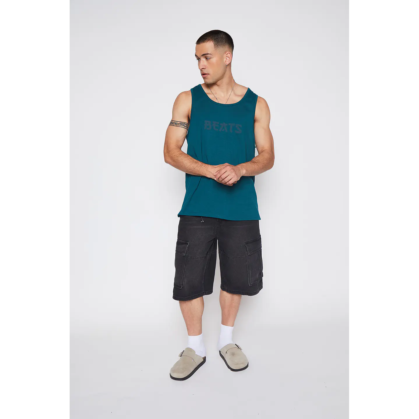 Polera Hombre Tirante Petroleo Familyshop 2