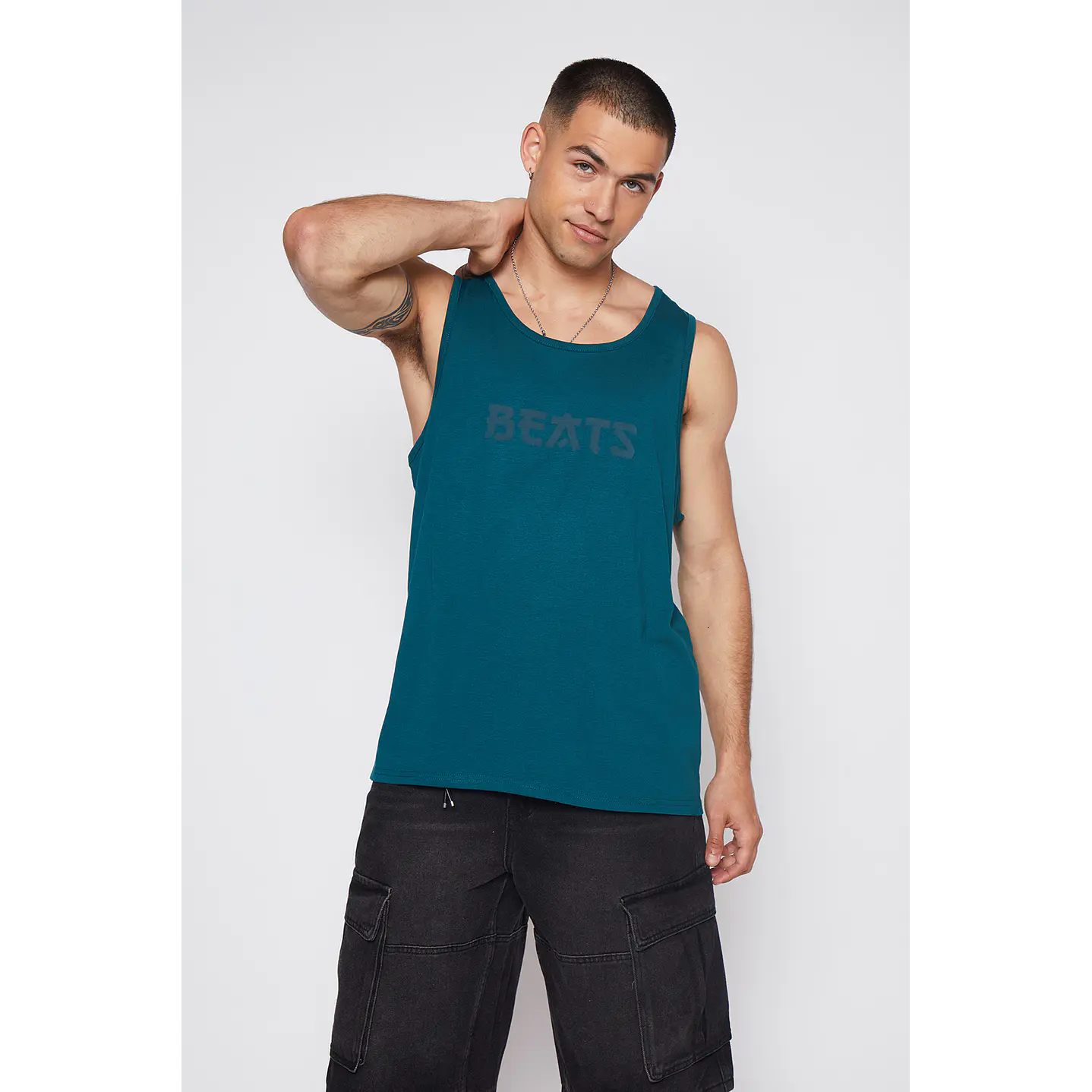 Polera Hombre Tirante Petroleo Familyshop 1