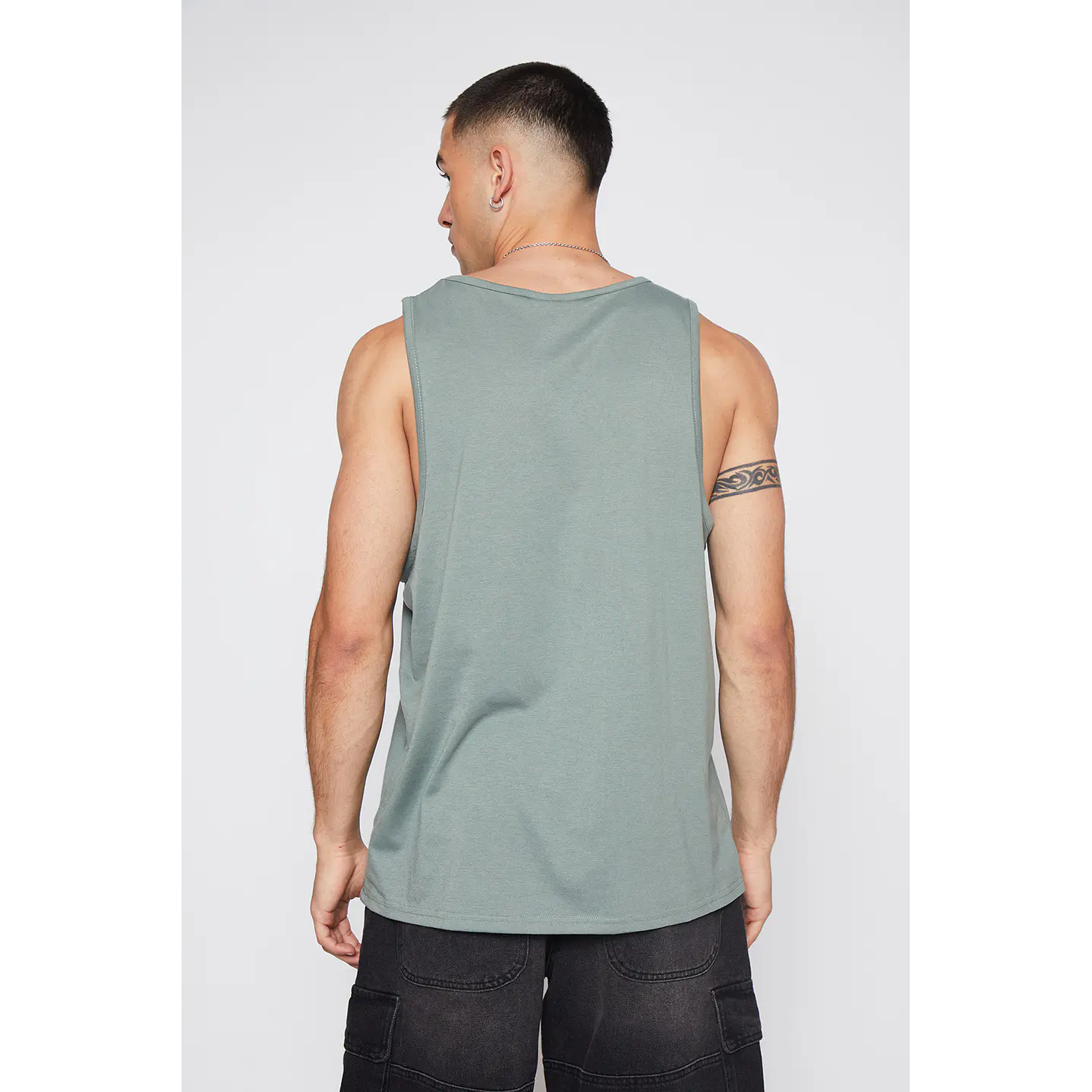 Polera Hombre Tirante Verde Familyshop 3