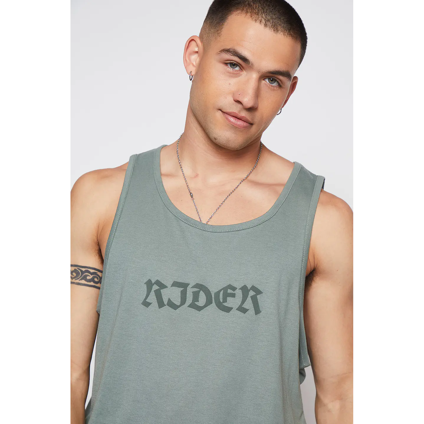 Polera Hombre Tirante Verde Familyshop 4